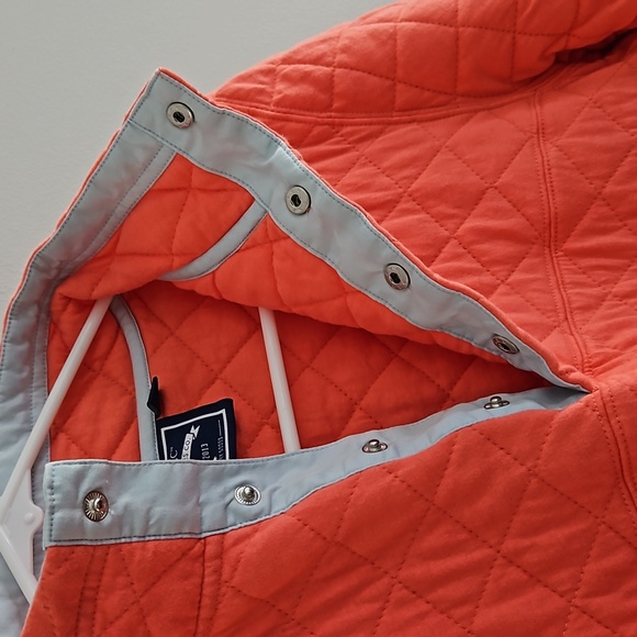 Lauren James PrepTec Quilted Quarter Snap Button Pullover Top Small - Picture 4 of 9